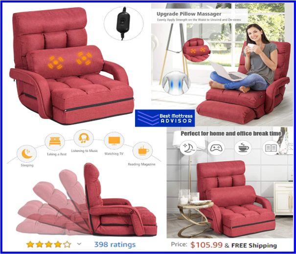 Folding Massage Floor Chair Sofa 