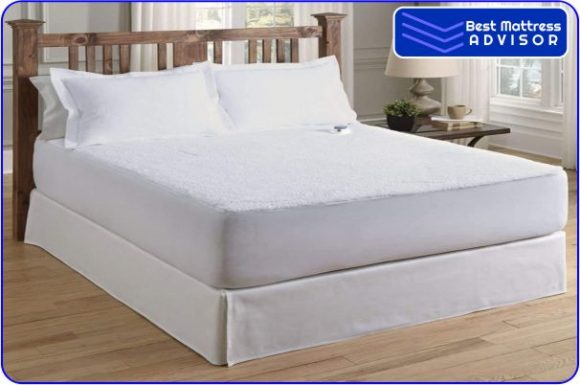 soft heat micro plush twin heated mattress pad