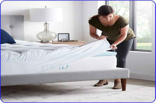 Lucid Gel Memory Foam Topper