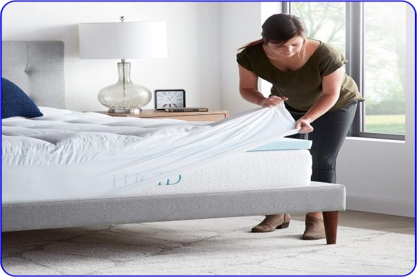 Lucid Gel Memory Foam Topper