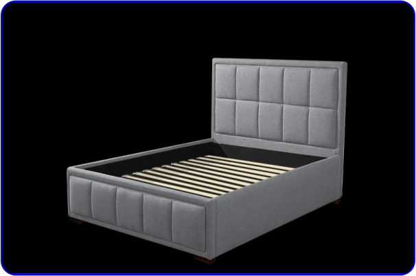 Puffy Bed Frame for Memory Foam