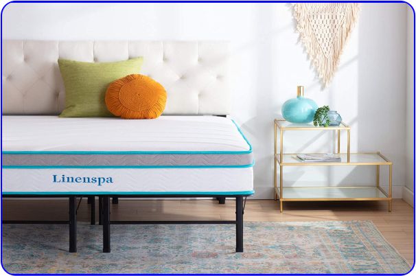 Linenspa Folding Metal Bed Frame