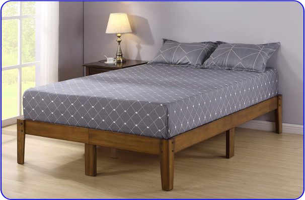 Smart Wood Platform Bed Frame
