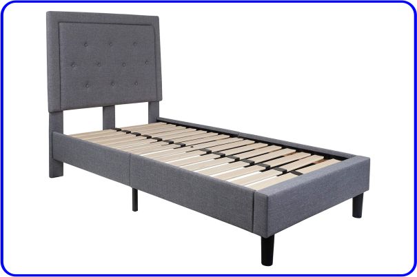 Brighton Tufted Twin Platform Bed