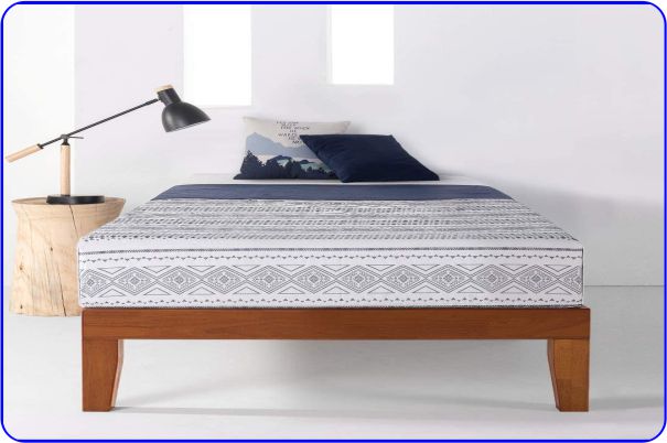 Classic Wood Platform Bed Frame