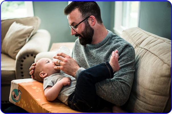 bottle-feeding pillow