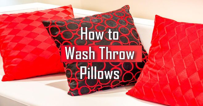 How to Wash Throw Pillows