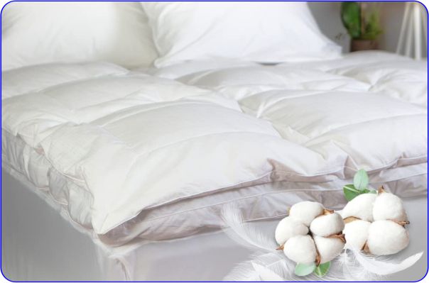 Multi-Layered Soft Topper for Feather Mattress