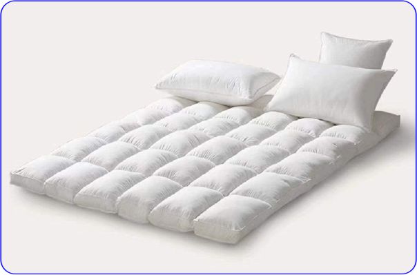 ROSE FEATHER Premium Quality Feather Mattress Topper