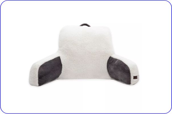 UGG® Clifton Backrest Pillow in Charcoal