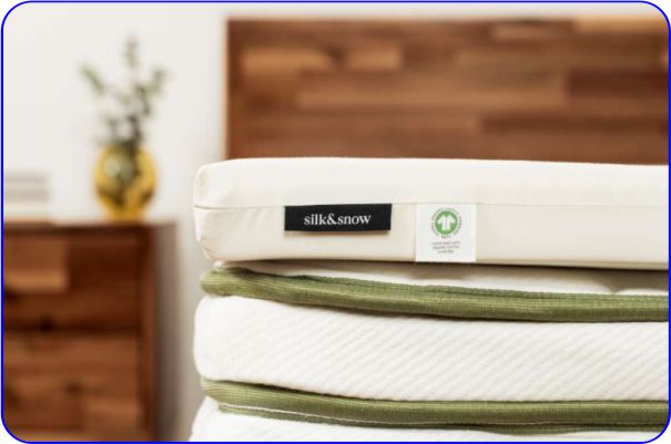 Most Comfortable- Silk & Snow Organic Mattress Topper