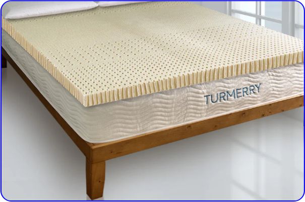 Best Firmness Option- Turmerry Latex Mattress Topper