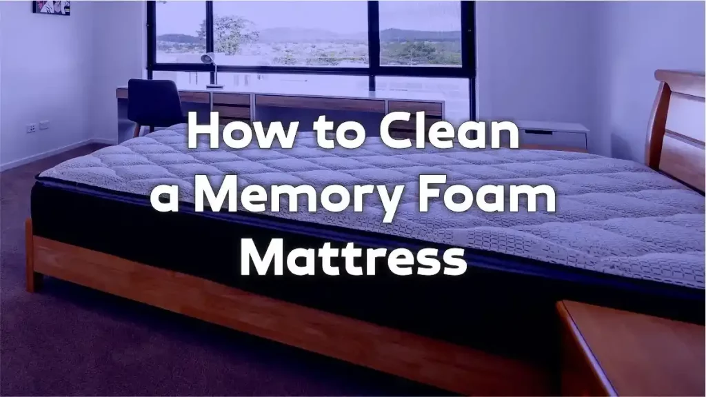 how to clean a memory foam mattress