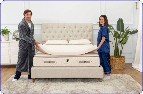 Best Latex Mattress Topper- PlushBeds Natural