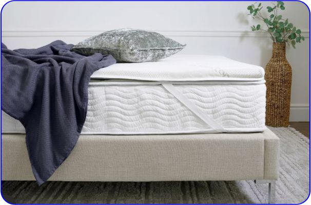 Best Pressure Relief- Saatva High-Density Foam Mattress Topper