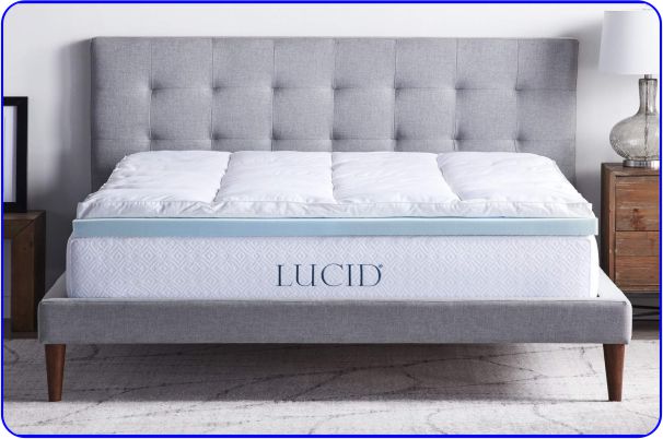 Best on Amazon- Lucid Down Mattress Topper