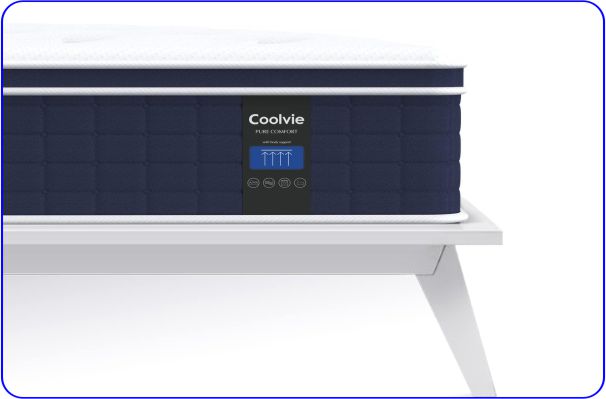Coolvie 12 Inch Hybrid Queen Mattress- 8% OFF