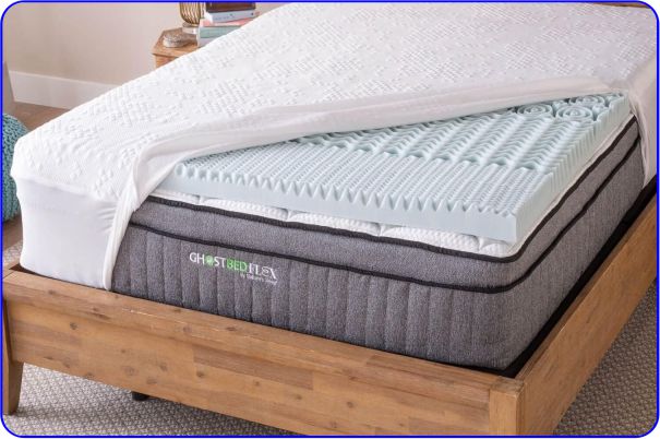 Most Stylish- GhostBed Memory Foam Topper