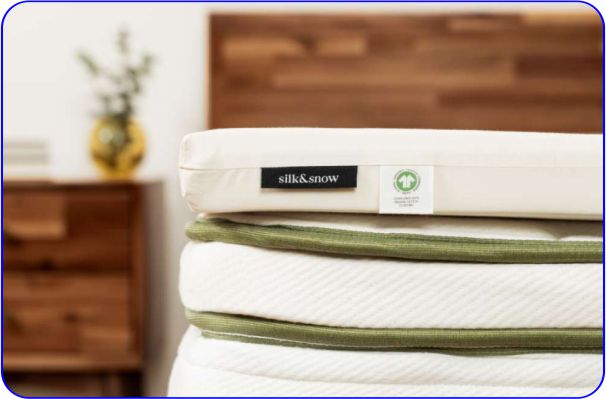 Most Comfortable- Silk & Snow Organic Mattress Topper