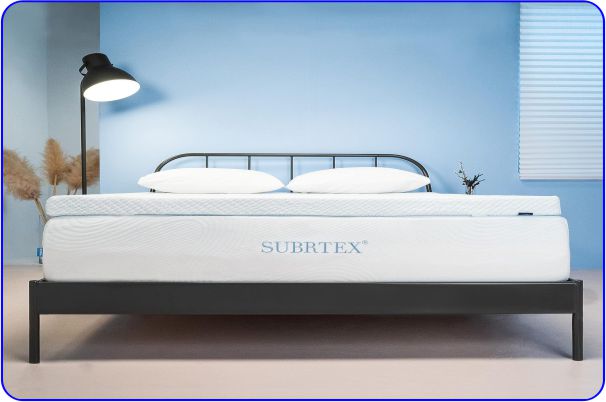 Best Memory Foam- Subrtex Gel-Infused Mattress Topper